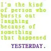 Something Happened Yesterday