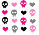 skulls background