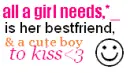 girl's needs