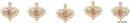 gold hearts