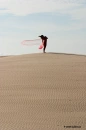 fabric in the wind