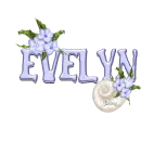 Sea Shell & Blue flowers: Evelyn