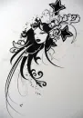pen & ink girl