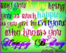 happy B-day