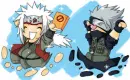 kakashi and jiraiya chibi