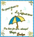 Friend here for you always-Evelyn