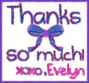Thanks so much- Evelyn