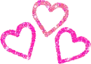 pink hearts