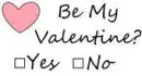be my valentine