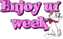 Enjoy ur week disney Marie
