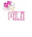 little pink angel girl name - Mila