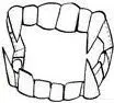 Vampire teeth