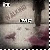 walking away