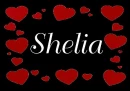 Shelia Framed in Hearts