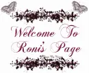 Welcome To Roni's Page