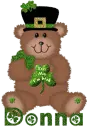 Irish Bear Name Tag