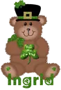 Irish Bear Name Tag