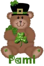 Irish Bear Name Tag