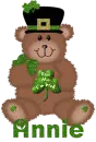 Irish Bear Name Tag