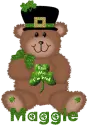 Irish Bear Name Tag