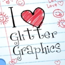 love glitter graphics