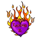 Flaming Heart with Toni Loves it