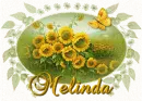 Glitter Sunflower Tag - Melinda