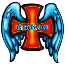 Winged Cross with Andrew