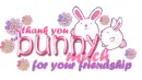 Thank you for your friendship!