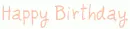 Happy Birthday