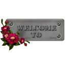 Metal Plate & Purple Flower: Carol's Page