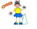 cheerleader stick figure