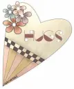 Hugs heart