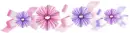 Flowers and bows
