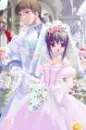 pink bride in her wedding