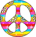 animated rainbow peace sign