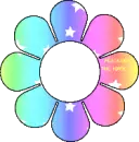 rainbow flower power