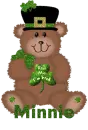 Irish Bear Name Tag