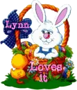 Bunny in a Basket with Lynn