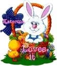 Bunny in a Basket with Katerina