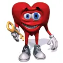 heart key