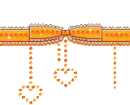 orange ribbon divider