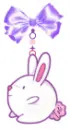 Cute bunny ornament