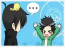 Yamamoto and Hibari (hibird too) XD