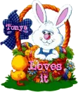 Bunny in a Basket with Tonya