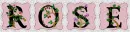 Rose Name Tag
