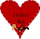 hello in a heart tag