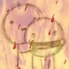 smile(in fire,raining of blood)