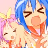 Konata and Tsukasa