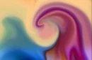 Peach swirl